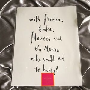 Kate Spade Accessories Wall Art Print 14 X 11 New Poshmark